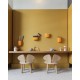 Kids Table Set Mickey Two Chair Set - Brown Brown