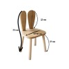 Kids Chair Bunny Chair - Brown Brown