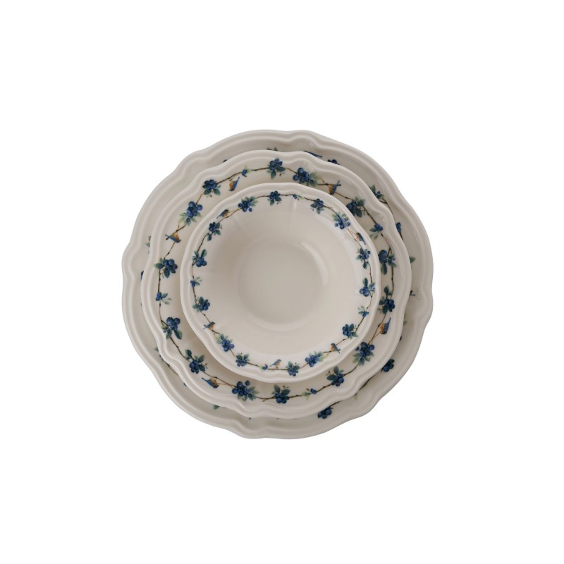 Dinner Set (24 Pieces) Blueberry White
Blue
Green