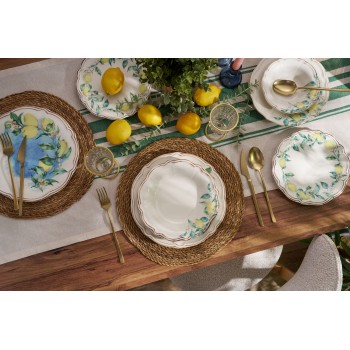 Dinner Set (24 Pieces) Sunny Grove Green
Yellow
Brown