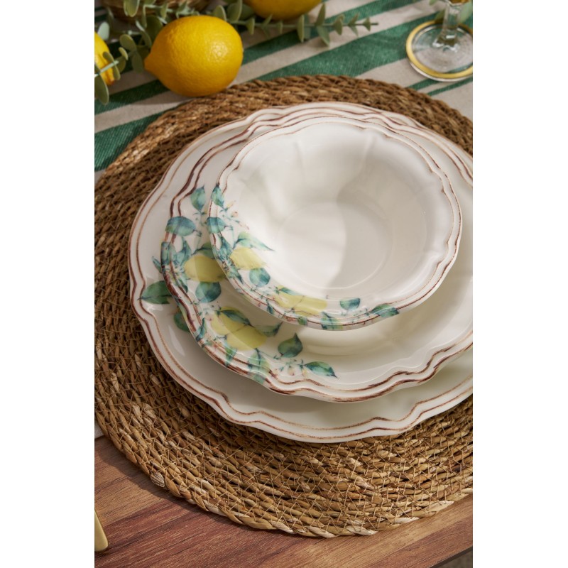 Dinner Set (24 Pieces) Sunny Grove Green
Yellow
Brown