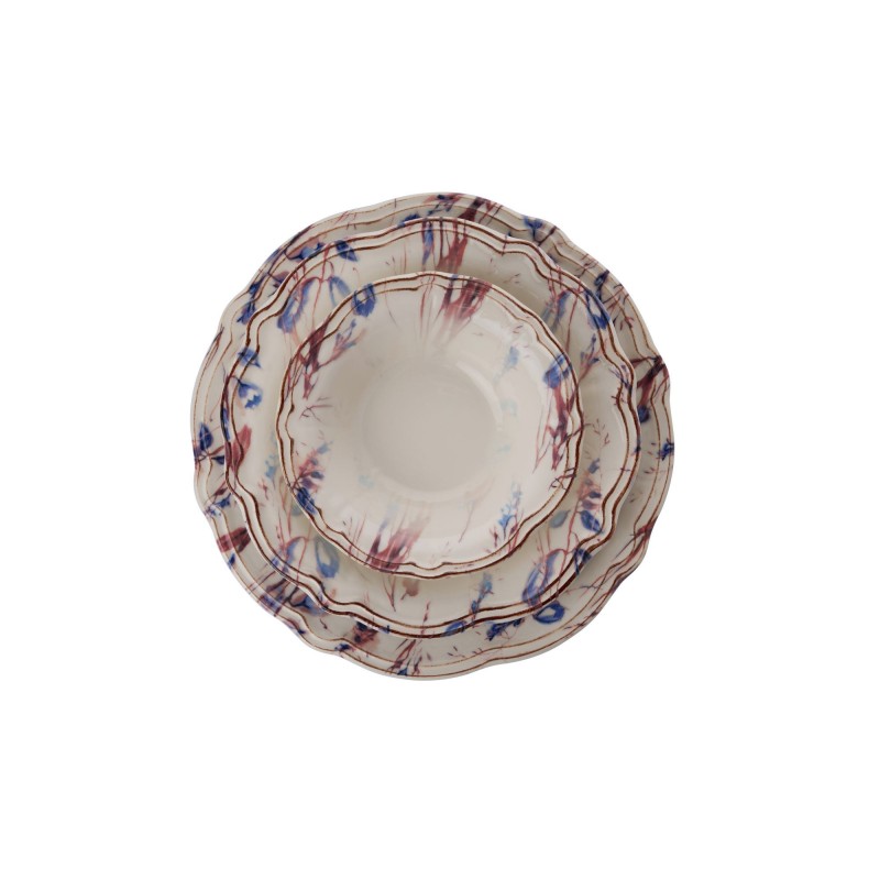 Dinner Set (24 Pieces) Blue Rustica Navy Blue
Burgundy