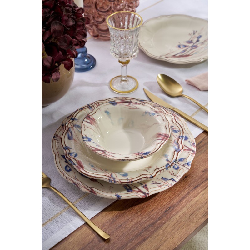 Dinner Set (24 Pieces) Blue Rustica Navy Blue
Burgundy