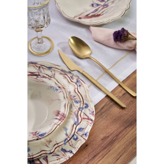 Dinner Set (24 Pieces) Blue Rustica Navy Blue
Burgundy Dinner Set (24 Pieces) Blue Rustica Navy Blue
Burgundy