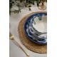 Dinner Set (24 Pieces) Bluecourt White
Blue