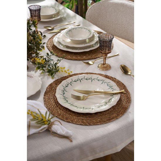 Dinner Set (24 Pieces) Windsor Garden Green
Dark Pink
White