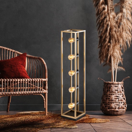 Floor Lamp Kafes 13745 - Gold Gold Floor Lamp Kafes 13745 - Gold Gold