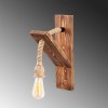 Opviq Wall Lamp Erebos - 115-A Wooden