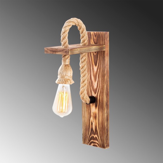 Wall Lamp Erebos - 118-A Wooden Wall Lamp Erebos - 118-A Wooden