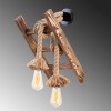 Opviq Wall Lamp Erebos - 120-A Wooden