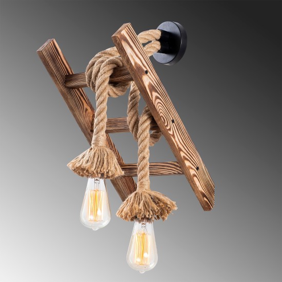 Wall Lamp Erebos - 120-A Wooden Opviq Wall Lamp Erebos - 120-A Wooden