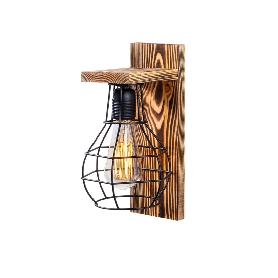 Wall Lamp Erebos - 121-A Wooden Opviq Wall Lamp Erebos - 121-A Wooden