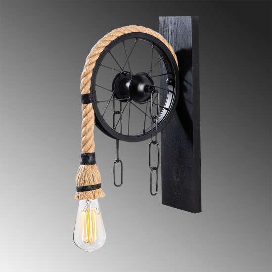 Wall Lamp Erebos - 123-A Black Wall Lamp Erebos - 123-A Black