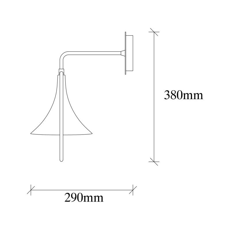 Wall Lamp Namutenahi - 124-A Black