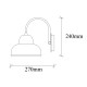 Wall Lamp Berceste - 180VINTAGE-A Gold Wall Lamp Berceste - 180VINTAGE-A Gold
