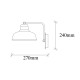 Opviq Wall Lamp Berceste - 181BLACK-A Black