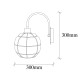 Wall Lamp Safderun - 402-A Gold