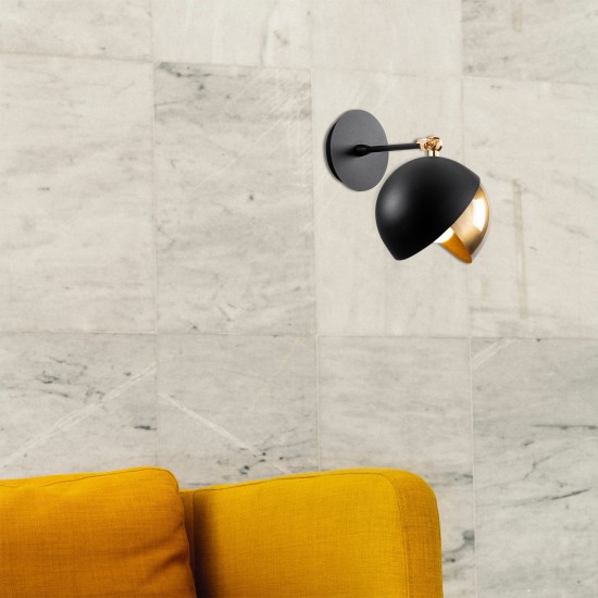 Opviq Wall Lamp Berceste - 252-A Black
Gold