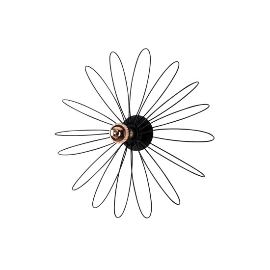 Wall Lamp Hemdem - 707-A BLACK Black Wall Lamp Hemdem - 707-A BLACK Black