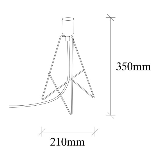 Table Lamp Piramit - NT - 141 Copper Table Lamp Piramit - NT - 141 Copper