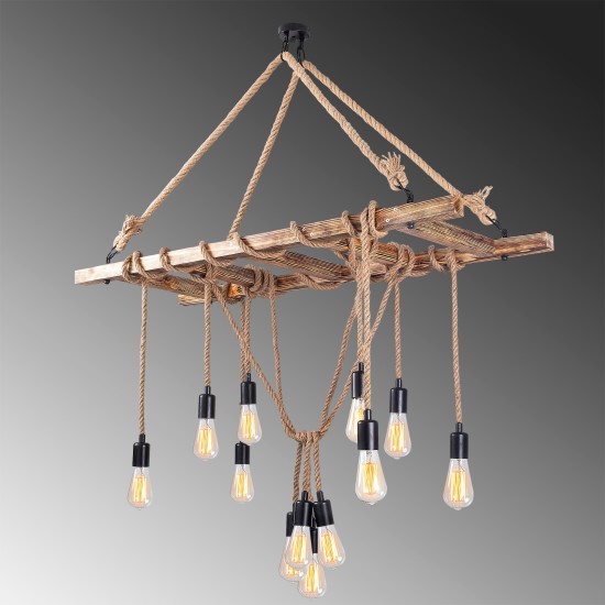 Chandelier Erebos - 103-AV Wooden Chandelier Erebos - 103-AV Wooden