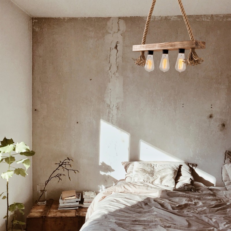 Opviq Chandelier Erebos - 105-AV Wooden