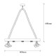 Chandelier Erebos - 105-AV Wooden Opviq Chandelier Erebos - 105-AV Wooden