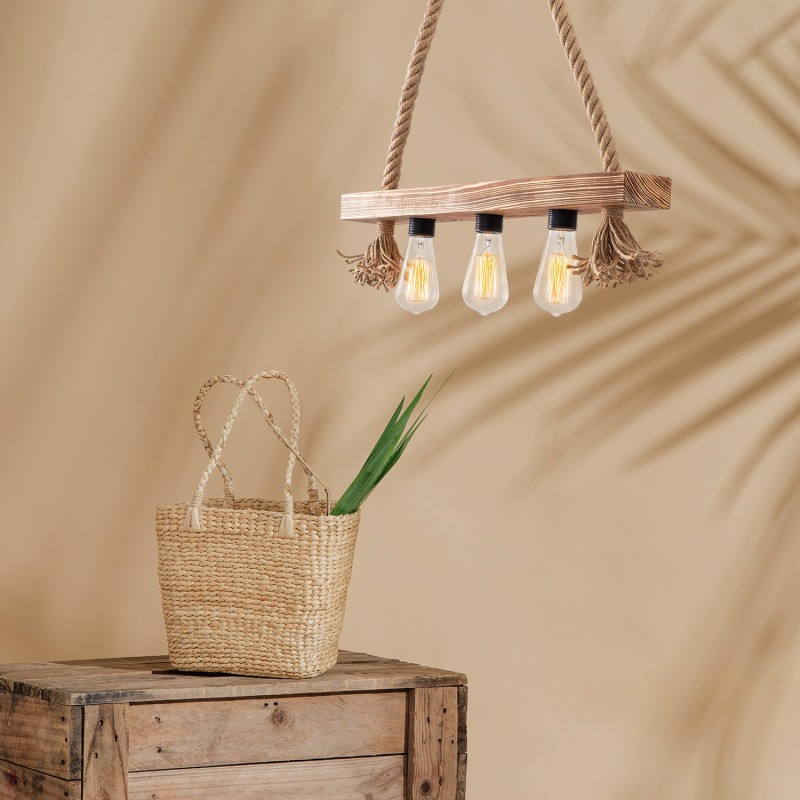 Opviq Chandelier Erebos - 105-AV Wooden