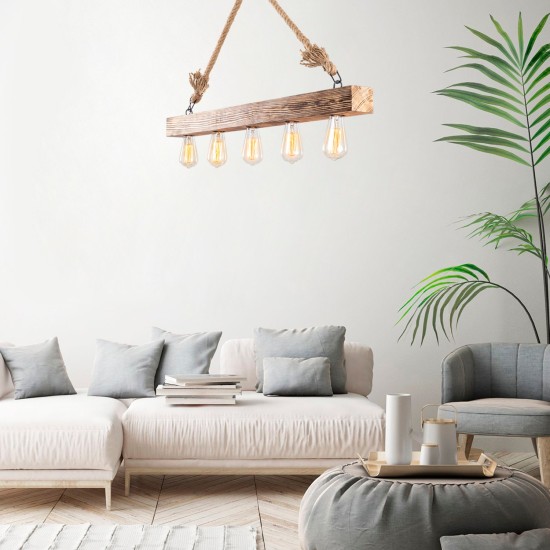 Chandelier Erebos - 106-AV Wooden Opviq Chandelier Erebos - 106-AV Wooden