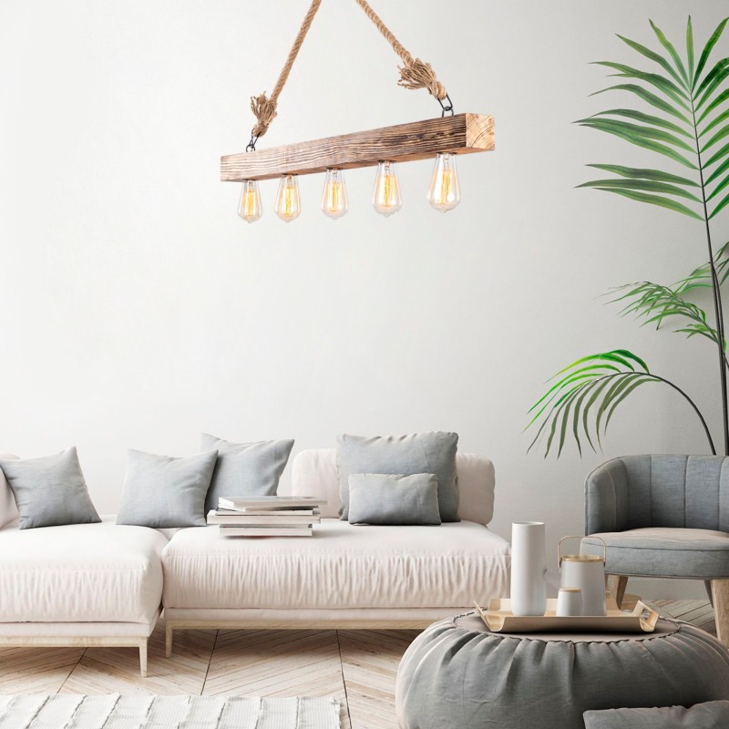 Opviq Chandelier Erebos - 106-AV Wooden