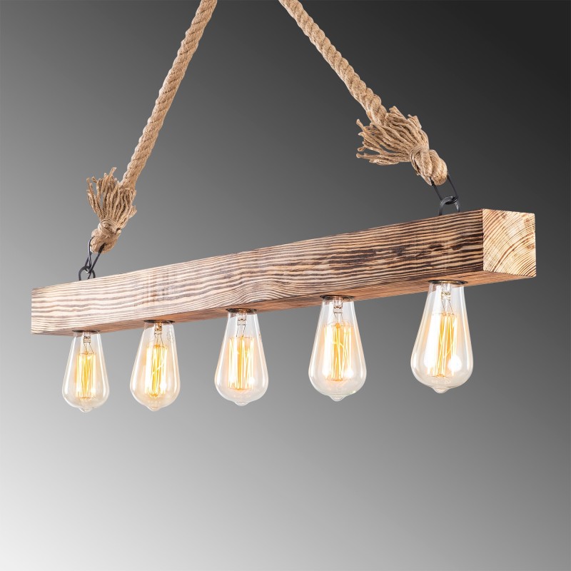 Opviq Chandelier Erebos - 106-AV Wooden