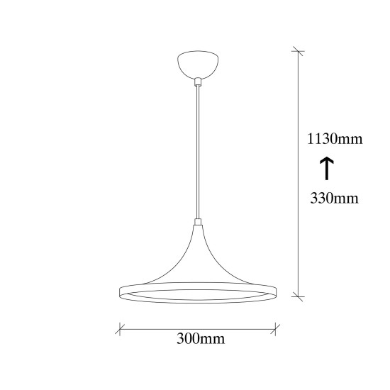 Chandelier Berceste - 193BLACK-S Black