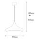 Chandelier Berceste - 208-S Gold Opviq Chandelier Berceste - 208-S Gold