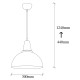 Opviq Chandelier Berceste - 220-S Black