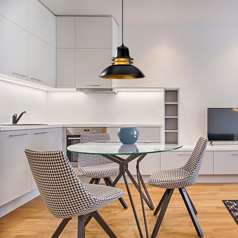 Opviq Chandelier Berceste - 226-S Black