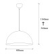 Chandelier Berceste - 232-S White Opviq Chandelier Berceste - 232-S White