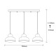 Chandelier Berceste - 180BLACK-S1 Black Chandelier Berceste - 180BLACK-S1 Black