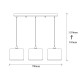 Chandelier Berceste - 195WHITE-S1 White