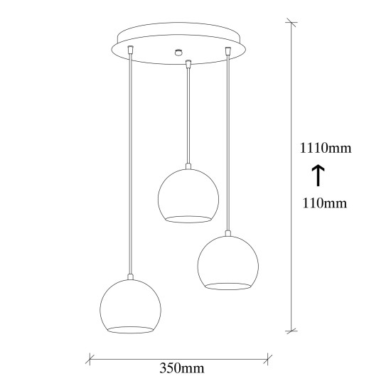 Chandelier Berceste - 241-S2 Platinum Chandelier Berceste - 241-S2 Platinum