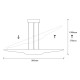 Chandelier Efsun - 581-S Black Opviq Chandelier Efsun - 581-S Black