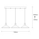 Chandelier Berceste - 250-S1 Black