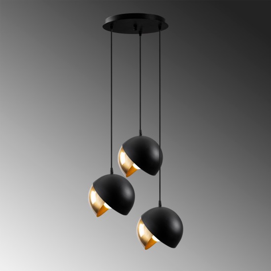 Opviq Chandelier Berceste - 252-S2 Black
Gold