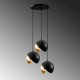 Opviq Chandelier Berceste - 252-S2 Black
Gold