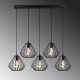 Chandelier Diamond - 704-5S1 Black Opviq Chandelier Diamond - 704-5S1 Black