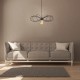 Chandelier Hemdem - 707-S BLACK Black Opviq Chandelier Hemdem - 707-S BLACK Black