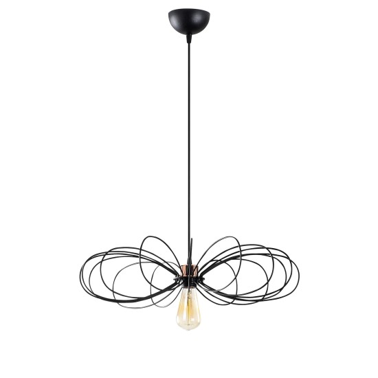 Chandelier Hemdem - 707-S BLACK Black Opviq Chandelier Hemdem - 707-S BLACK Black