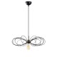 Chandelier Hemdem - 707-S BLACK Black Opviq Chandelier Hemdem - 707-S BLACK Black