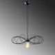 Chandelier Hemdem - 707-S BLACK Black Opviq Chandelier Hemdem - 707-S BLACK Black