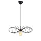 Chandelier Hemdem - 707-S BLACK Black Opviq Chandelier Hemdem - 707-S BLACK Black
