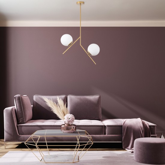 Chandelier Dolunay - 144 - 1 Gold Opviq Chandelier Dolunay - 144 - 1 Gold